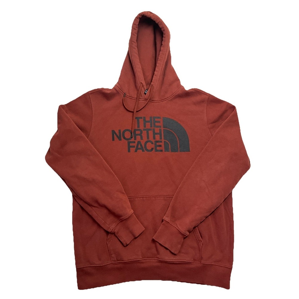 The North Face Men's Brown Long Sleeve Pullover Hoodie Size L